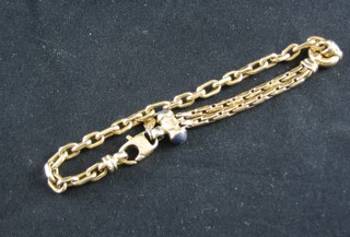 An 18ct gold bracelet