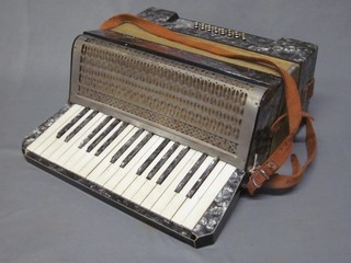 An Alvari accordion with 24 buttons