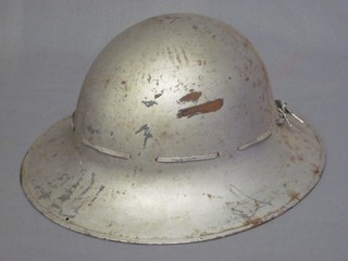 A WWII Fire Watcher's helmet