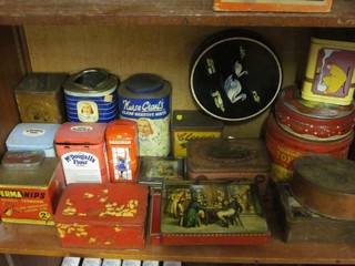 A collection of old tins