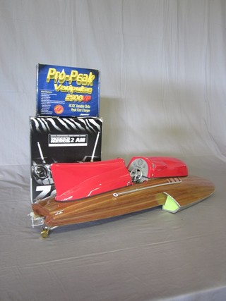 A radio controlled model boat