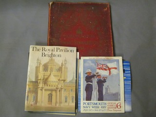 A 1937 Portsmouth Navy week programme, a 1958 Farnborough Air Show programme and various other programmes etc