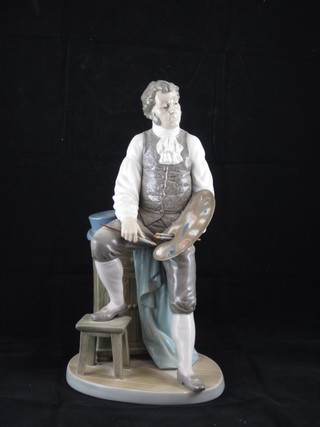 A Lladro figure of a painter - Pintor Goya no. 5.32