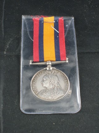 A Queens South Africa medal 1899 to 3035 Pte. H Olney 2nd East Surrey Regt, no bar, together with photocopy confirming name on the roll