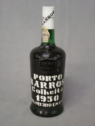 A bottle of Barros 1950 port