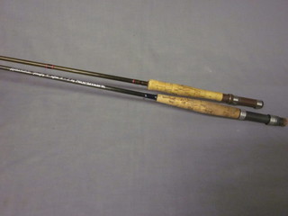 A Fuji 3 section carbon fibre fly rod together with 1 other