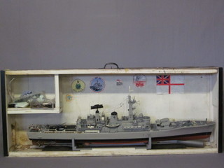 A plastic model of the Frigate HMS Cleopatra 46"