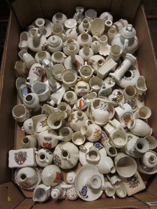 A collection of approx 80 pieces of crested china