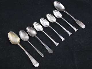 4 silver teaspoons and 5 others 4 ozs