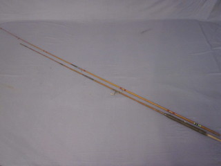 An Allcock's Hardy 2 section fly rod, together with a Waterside  2 section fishing rod