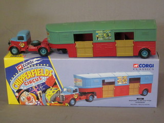A Corgi Chipperfields Circus Bedford O articulated horse box together with various pamphlets regarding Corgi Chipperfield