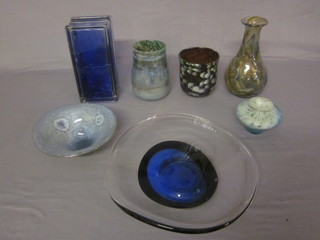 A collection of Art Glassware