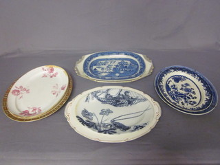 A collection of various meat plates
