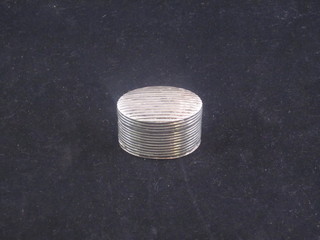 An oval reeded nutmegger