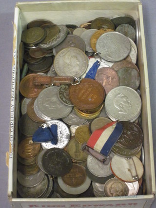 A collection of various coins