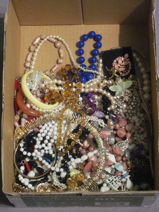 A collection of costume jewellery