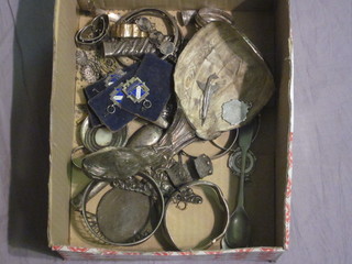 A collection of various scrap silver