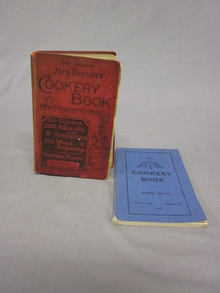 1 volume "Mrs Beeton's Cookery Book" new and enlarged  edition 1894, together with 1 volume "D T S Cookery Book 1940"