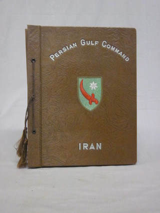 A black and white photograph album - Persian Gulf command 1940