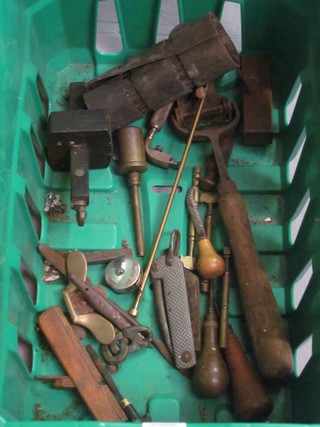 A collection of vintage handyman tools