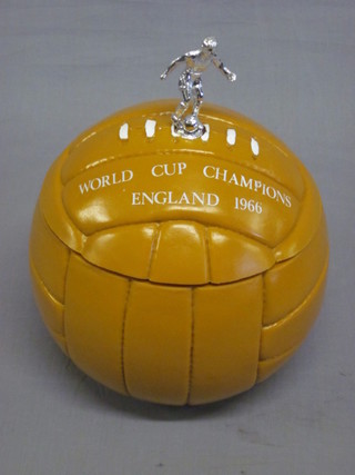 A 1966 World Cup champions ice bucket in the form of a  football, boxed