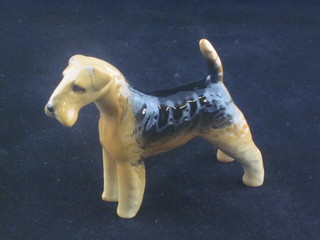 A Beswick figure of an Airedale Terrier, 3"