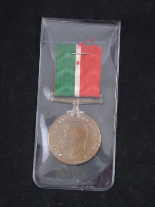 A Mercantile Marine War medal to Charles K Gresham-Barber