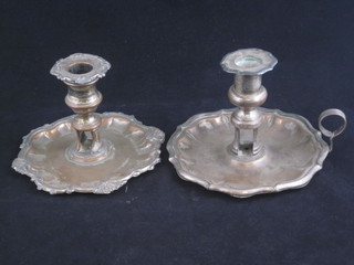2 silver plated chamber sticks