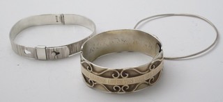 3 "silver" bangles
