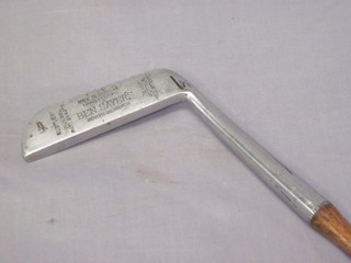 A Ben Sayers hickory shafted putter marked Made In Scotland  North Berwick