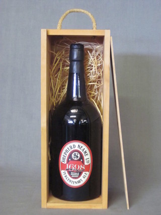 A bottle of Shepherd & Neame 1698 Tricentenary Ale, boxed