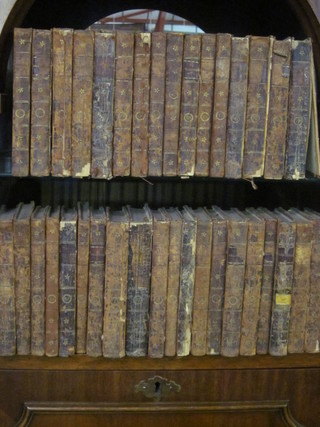 36 various leather bound volumes of Shakespeare