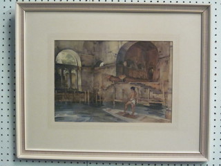 William Russell Flint, a pair of coloured prints 9" x 13"