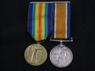 A pair of medals to 26708 Pte. E Wessex Oxfordshire and Buckinghamshire Light Infantry