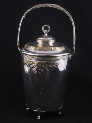 A WMF embossed ice bucket and cover
