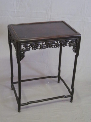 A 19th Century rectangular Padouk occasional table 20"