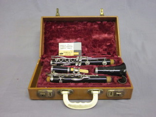 An Embassy clarinet by Besson of London, cased