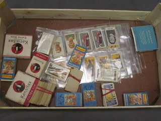 A collection of tea cards etc