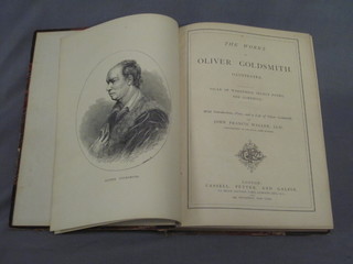 One volume "The Works of Oliver Goldsmith"