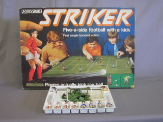 A Striker football game with kick