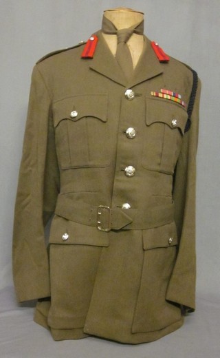 A Royal Army Service Corps Colonel's service dress tunic and trousers by Hawkes & Co