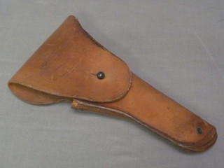 An American Army leather pistol holster by Stratton Knight