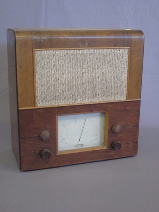 A McMichael radio model 451 contained in a walnut case