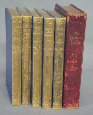Dante Alighieri "The Vision of Dante" and 5 leather bound  volumes "The Works of Jane Austen"
