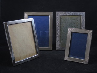 4 various easel photograph frames