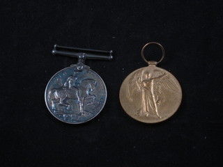 A pair to 50126 Gunner W G Bell Royal Artillery comprising  British War medal and Victory medal
