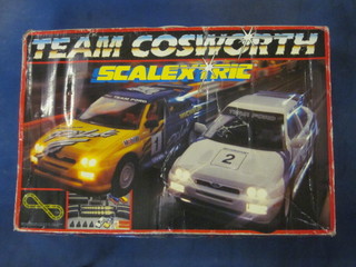 A Team Cosworth Scalextric racing game, boxed