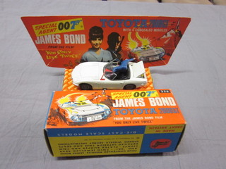 A Corgi no. 336 James Bond Toyota 2000 GT, boxed, possibly a facsimile box,