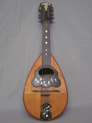A mandolin labelled Gav Giovanni De Meglio