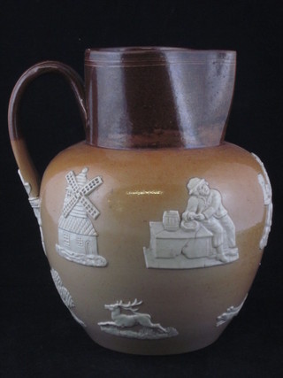 A Doulton Harvestware jug 8"